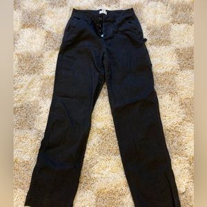 Black Cargo Jeans